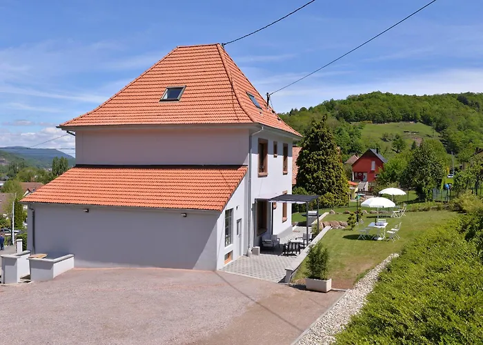 Les Hortensias En Alsace - Meuble De Tourisme 3 Etoiles 아파트 Barembach